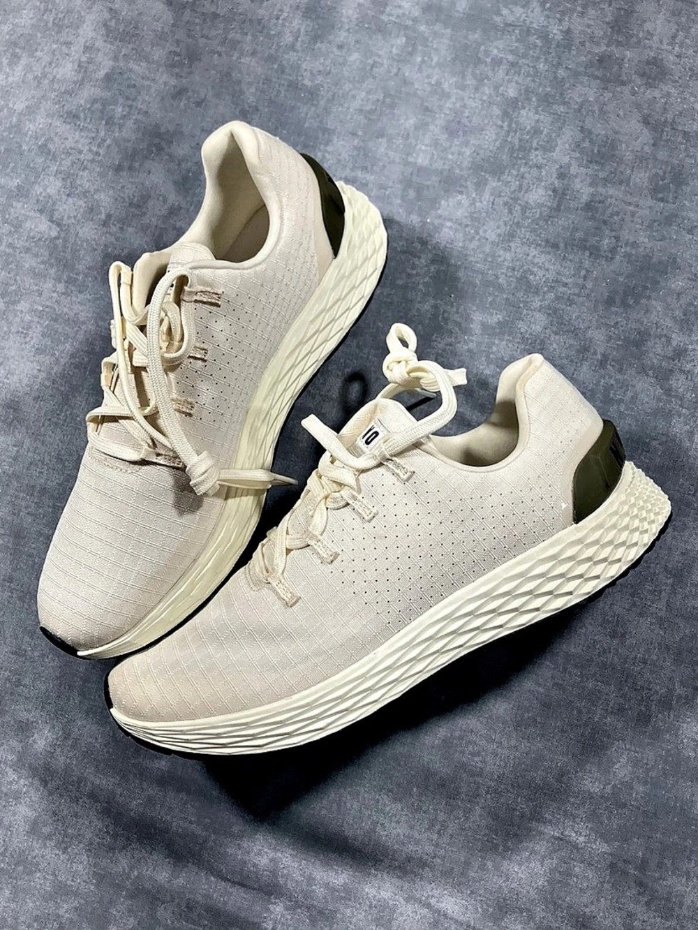 NOBULL Runner Men's Athletic Shoes Cream US 8.5